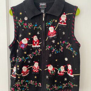 Vintage Christmas Sweater Vest